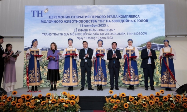 The TH milk project in Russia is symbolic of Vietnam-Russia economic and commercial cooperation
